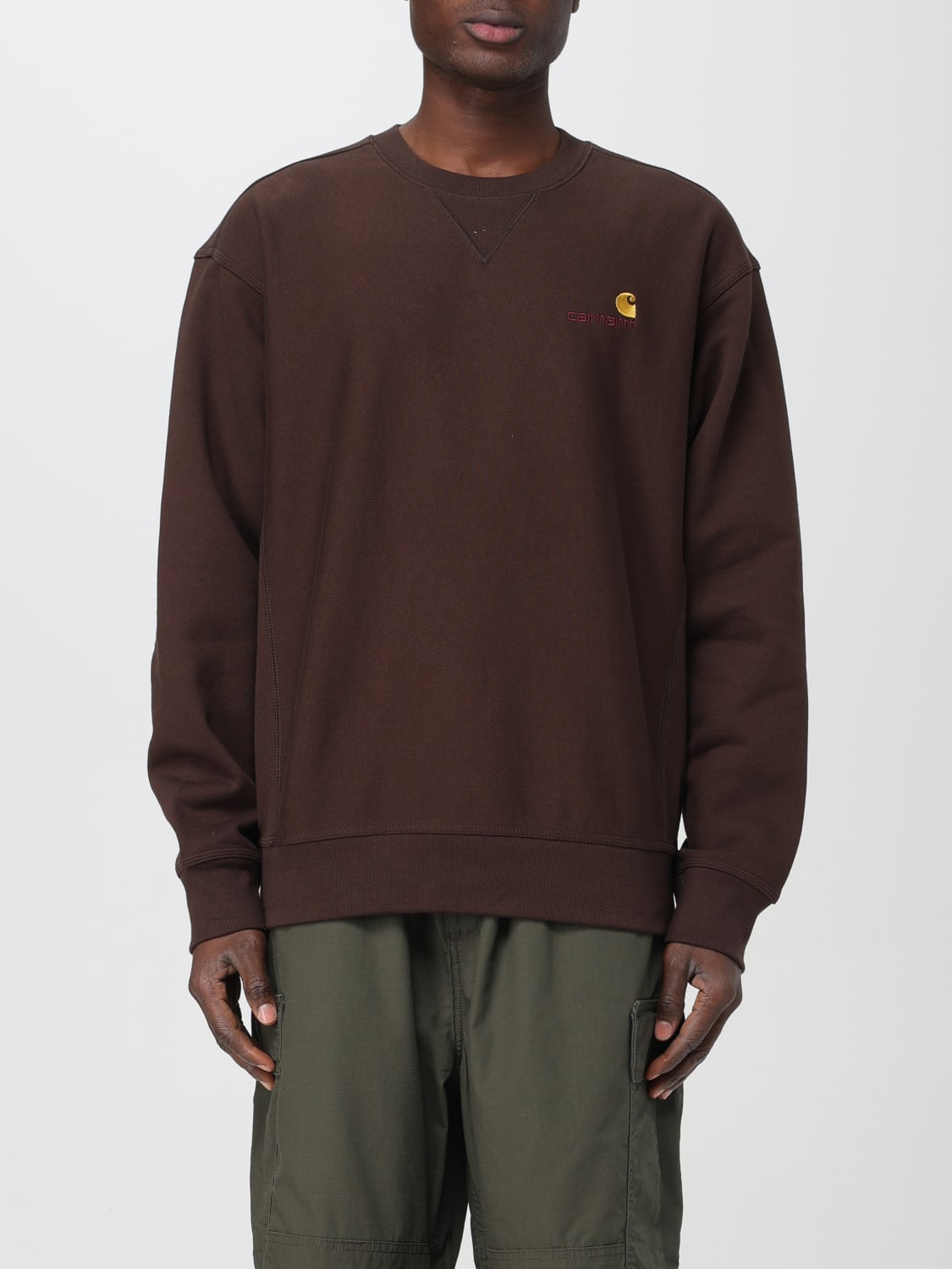 CARHARTT WIP SWEATSHIRT: Sweatshirt herren Carhartt Wip, Braun - Img 1