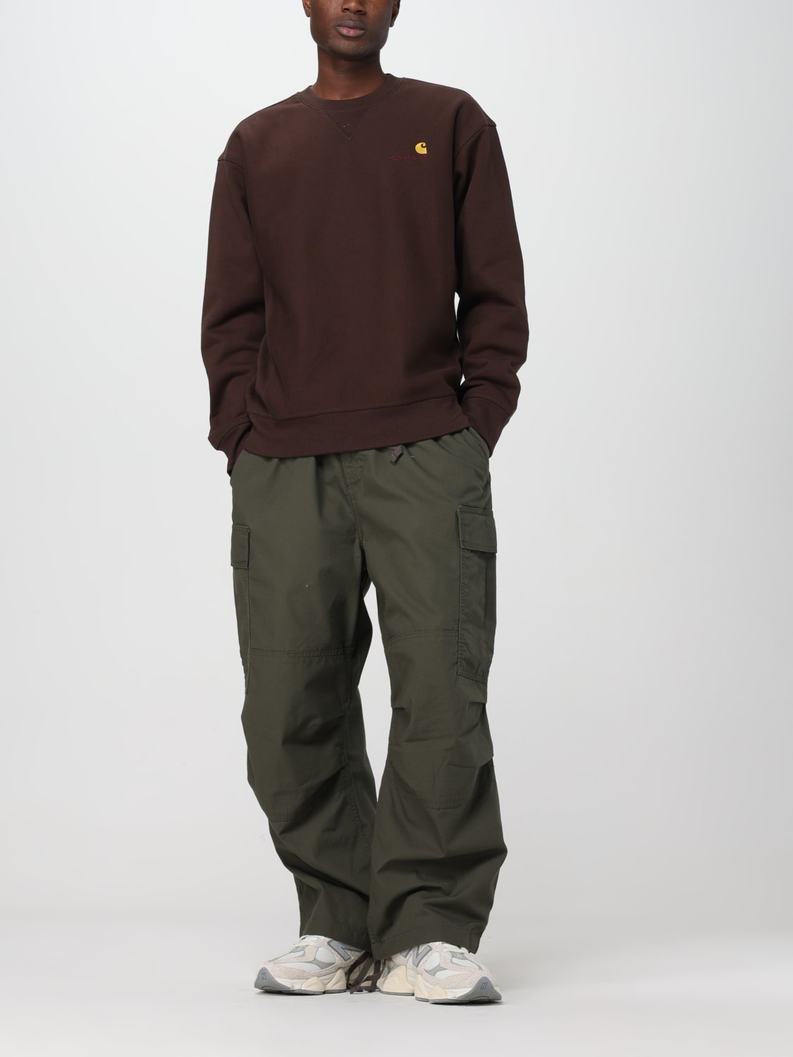 CARHARTT WIP SWEATSHIRT: Sweatshirt herren Carhartt Wip, Braun - Img 2