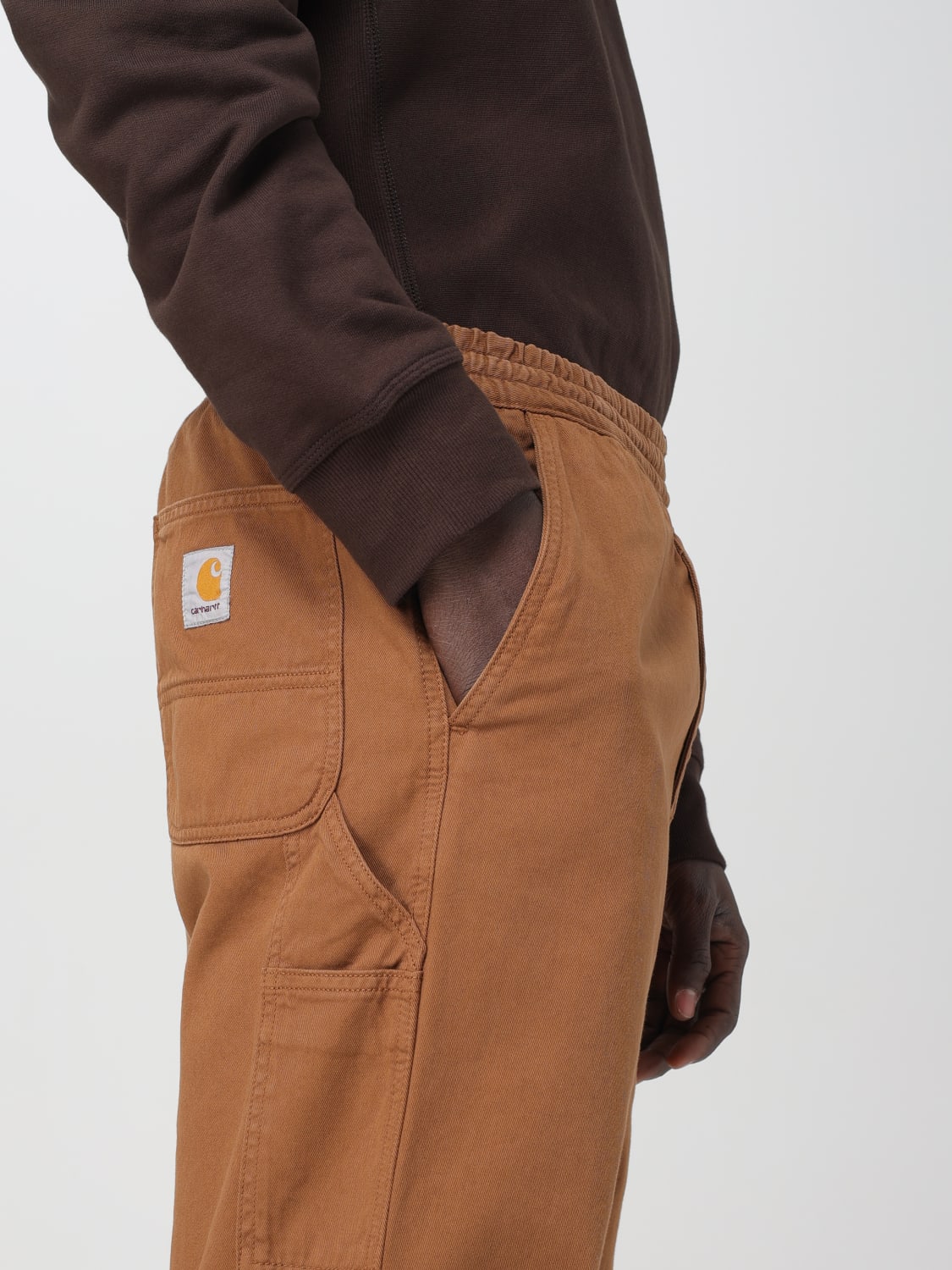 CARHARTT WIP パンツ: パンツ メンズ Carhartt Wip, ブラウン - Img 4