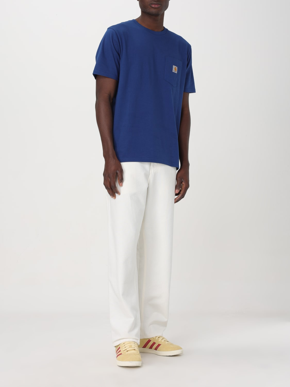 CARHARTT WIP T-SHIRT: T-shirt men Carhartt Wip, Blue - Img 2