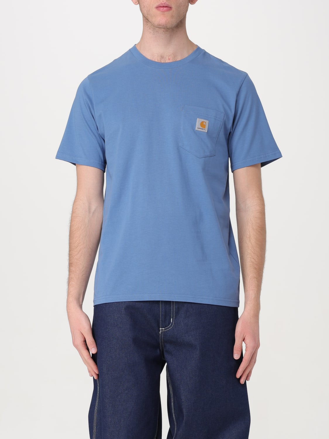 Carhartt Wip Outlet: T-shirt men - Gnawed Blue | Carhartt Wip t-shirt ...