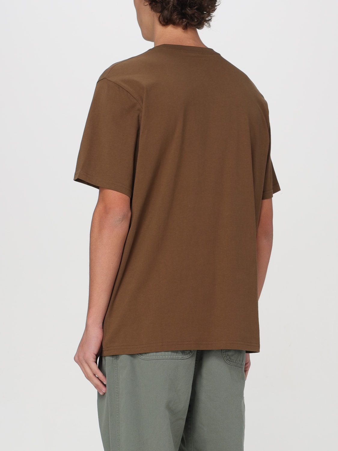 CARHARTT WIP T-SHIRT: T-shirt men Carhartt Wip, Brown - Img 2