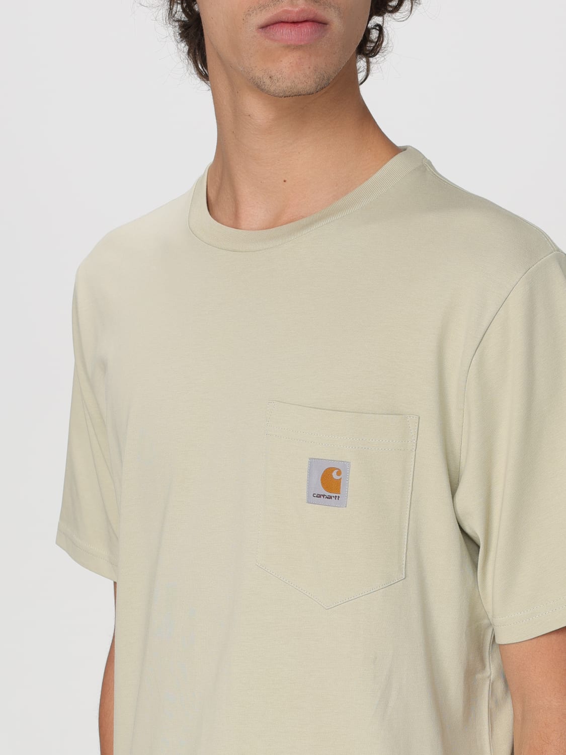 CARHARTT WIP T-SHIRT: T-shirt men Carhartt Wip, Sage - Img 3