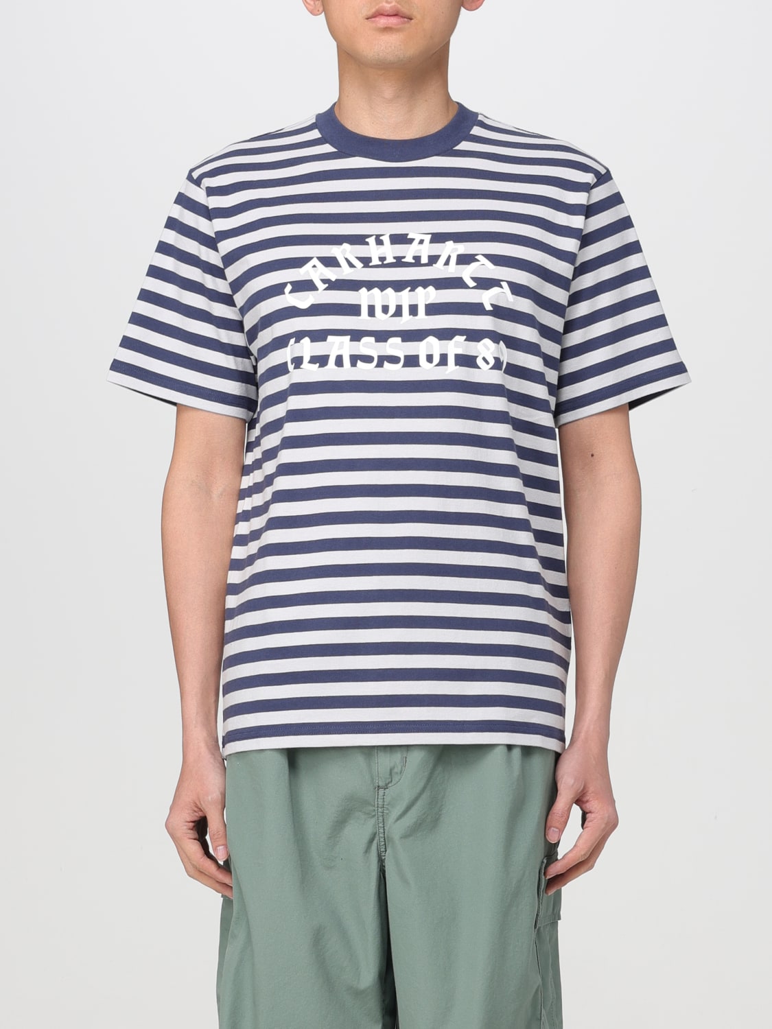 CARHARTT WIP T-SHIRT: T-shirt men Carhartt Wip, Blue - Img 1