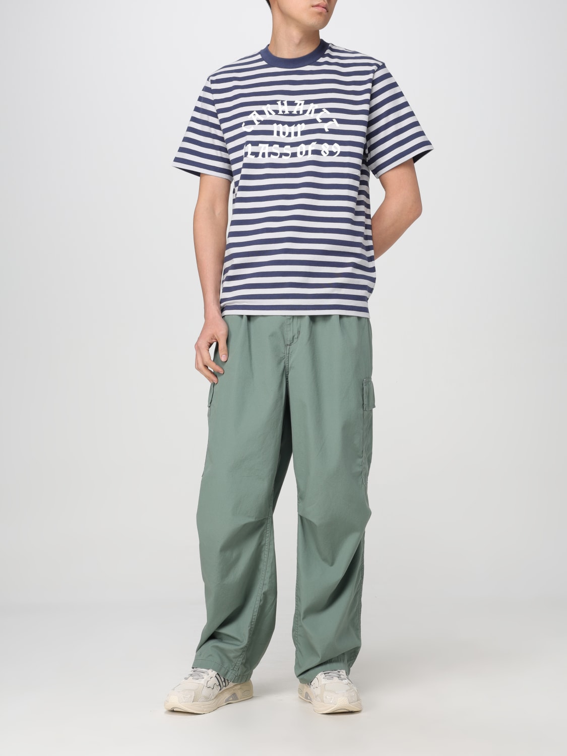 CARHARTT WIP T-SHIRT: T-shirt men Carhartt Wip, Blue - Img 2