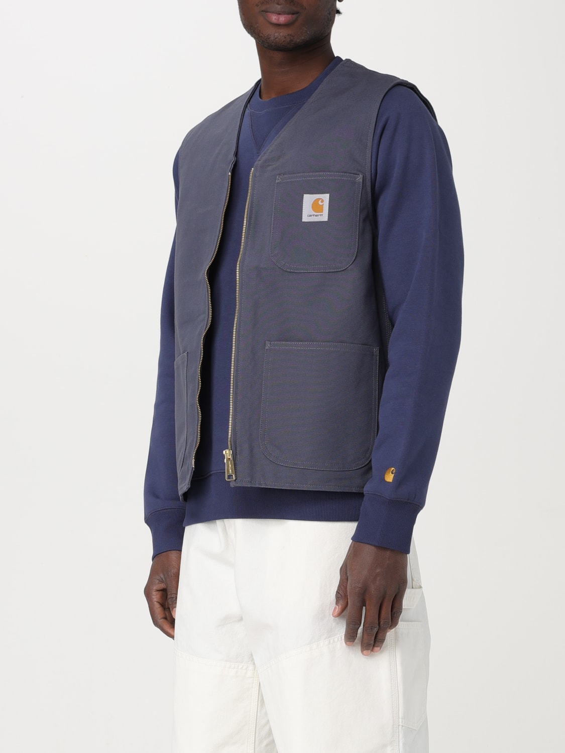 CARHARTT WIP SUIT VEST: Carhartt Wip men's vest, Navy - Img 4