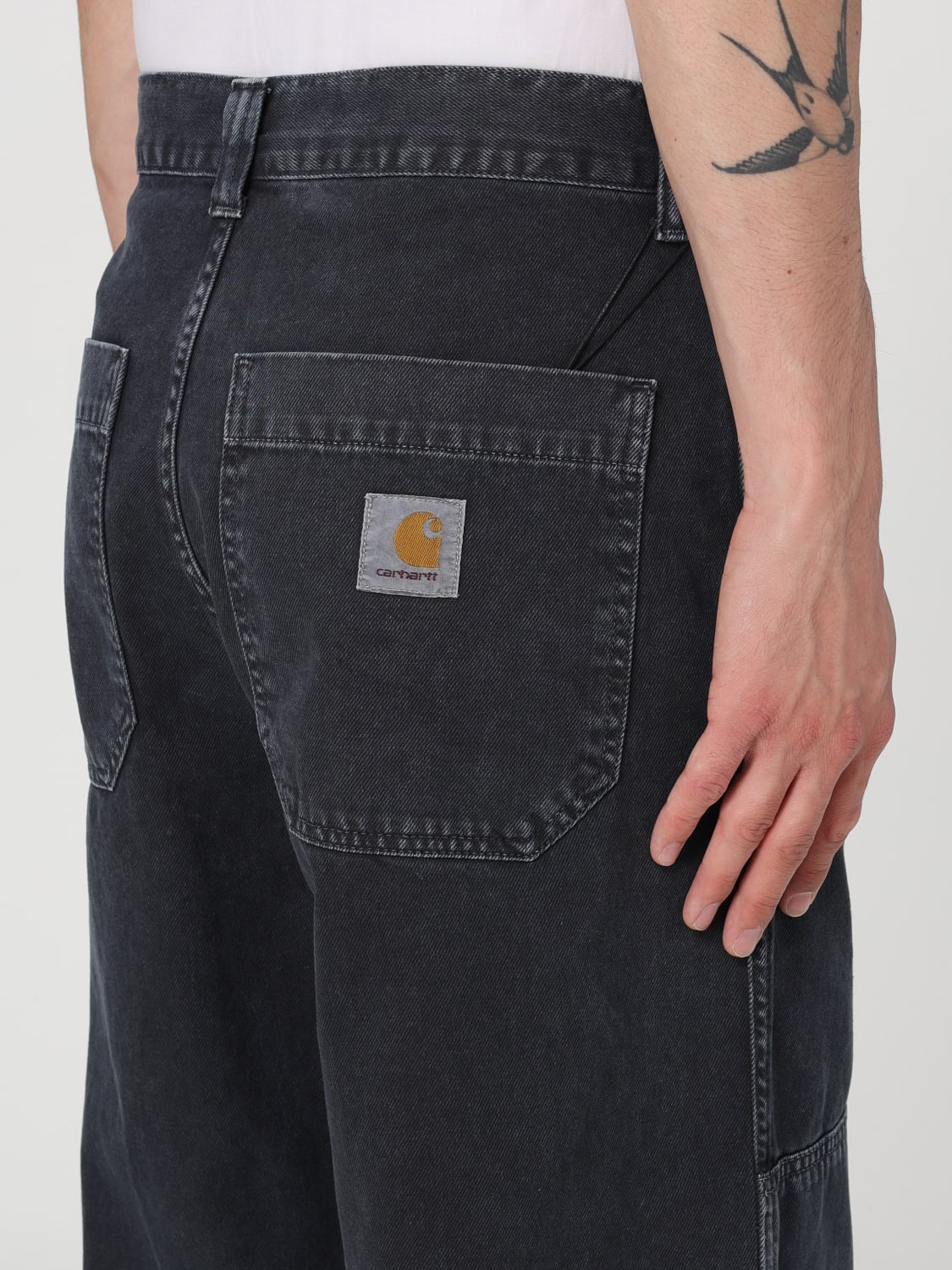 CARHARTT WIP PANTALONES: Pantalón hombre Carhartt Wip, Negro - Img 3