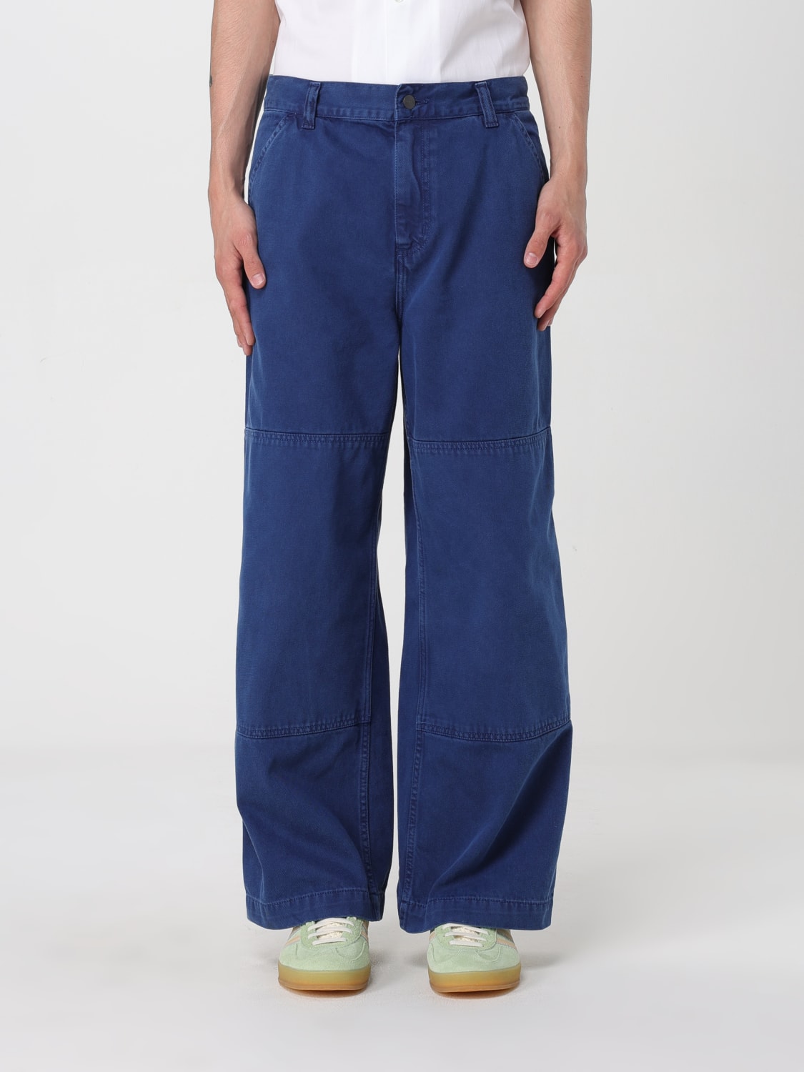 CARHARTT WIP PANTS: Pants men Carhartt Wip, Blue - Img 1