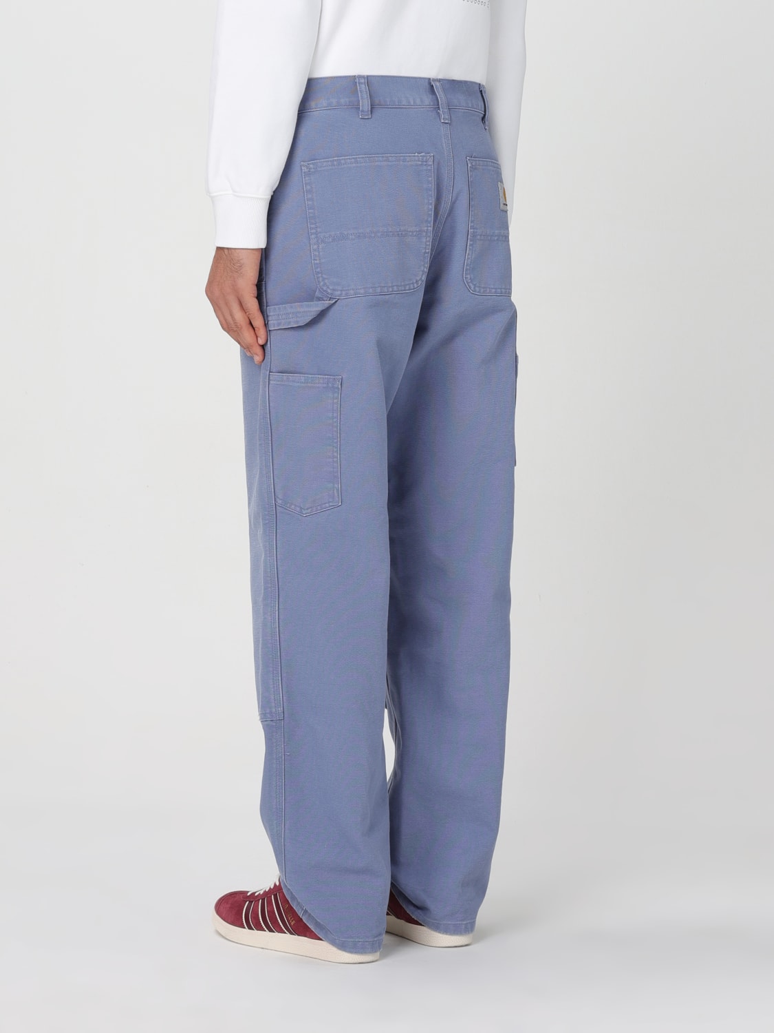 CARHARTT WIP PANTS: Pants men Carhartt Wip, Gnawed Blue - Img 3