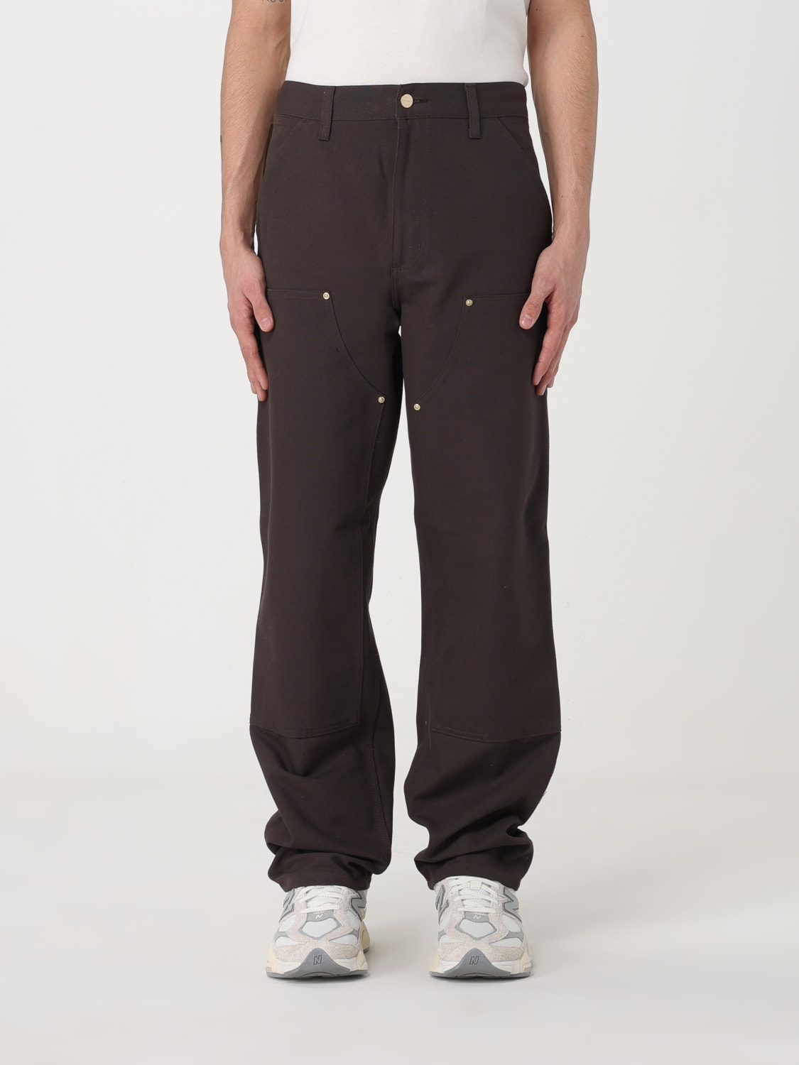 Giglio Pantalone Carhartt Wip in canvas con logo