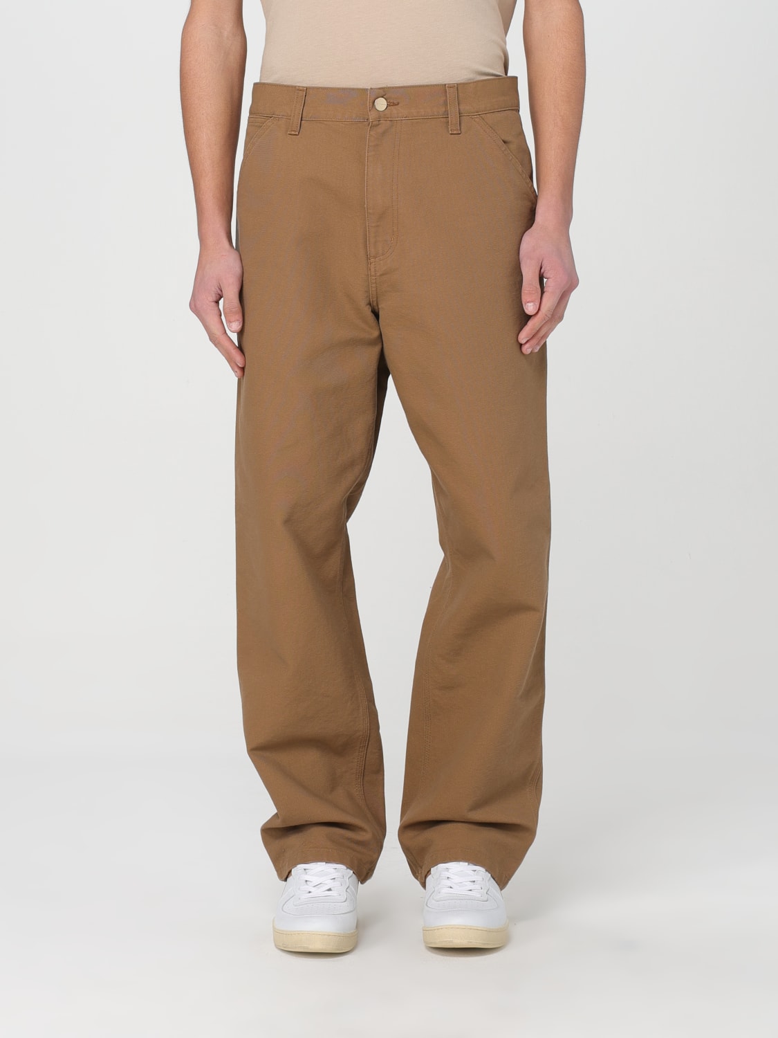 Giglio Pantalone Carhartt Wip in canvas con logo