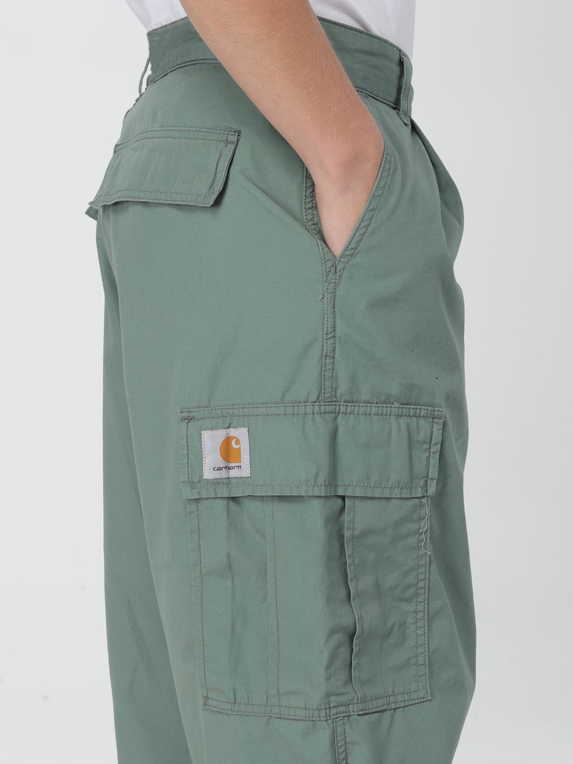 CARHARTT WIP PANTS: Pants men Carhartt Wip, Military - Img 4