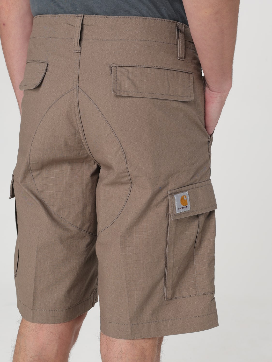 CARHARTT WIP PANTALONCINO: Pantaloncino uomo Carhartt Wip, Tabacco - Img 4