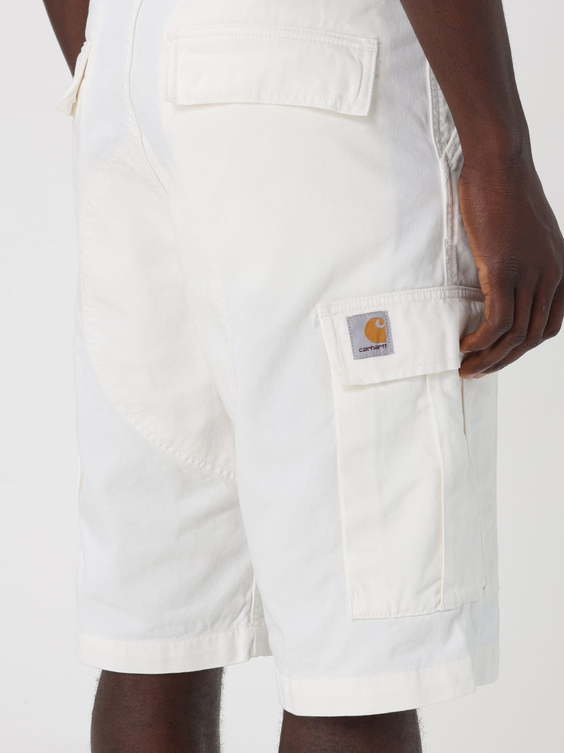 CARHARTT WIP SHORT: Short men Carhartt Wip, Yellow Cream - Img 3