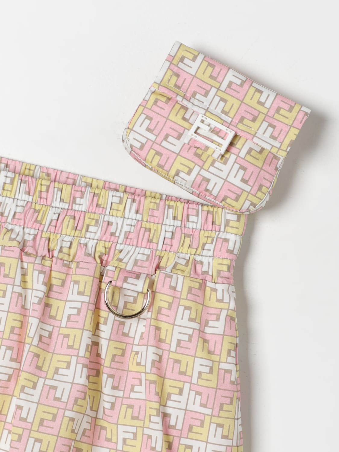 FENDI SHORT: Short kids Fendi Kids, Pink - Img 3