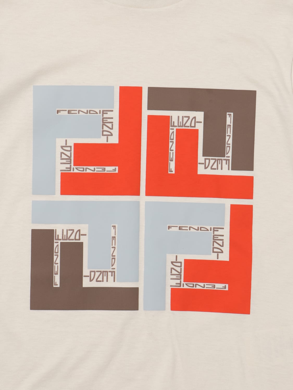 FENDI T-SHIRT: T-shirt enfant Fendi Kids, Blanc - Img 3