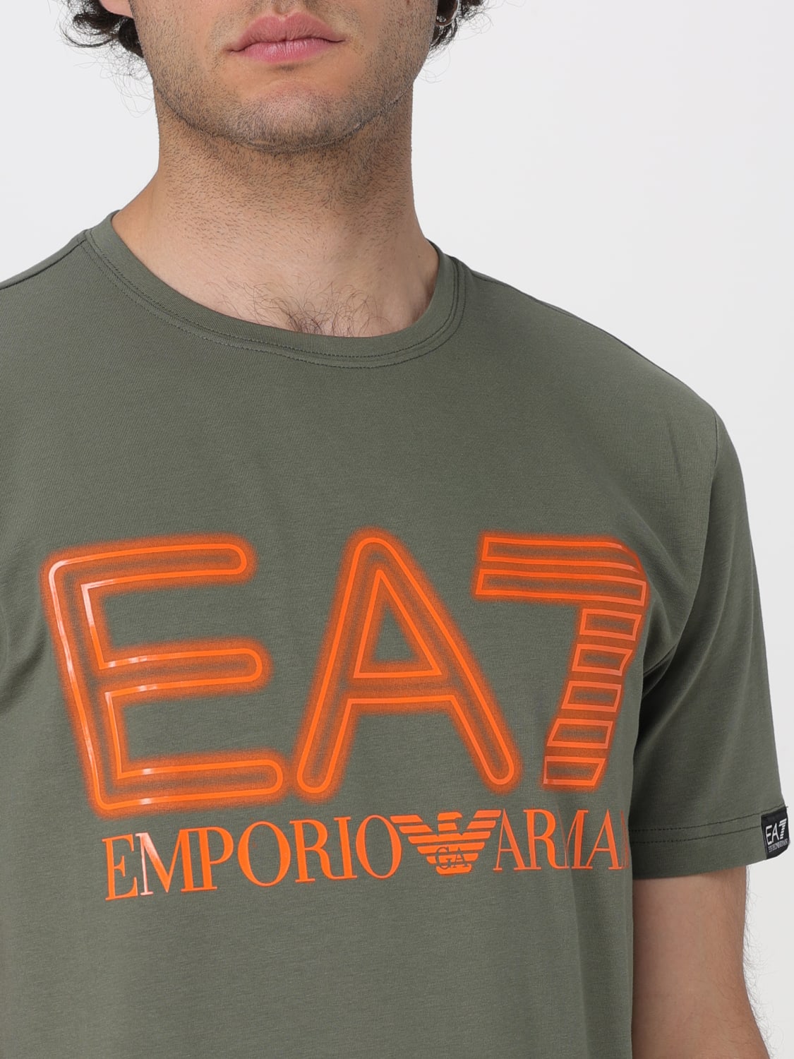 EA7 T-SHIRT: T-shirt di cotone Ea7, Grigio - Img 3