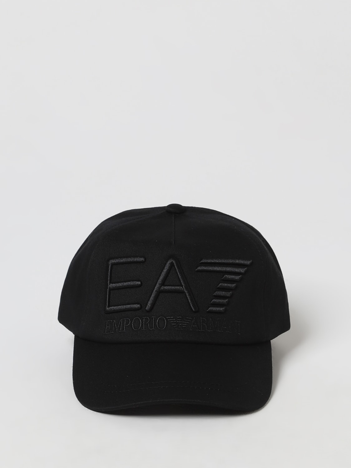 EA7 CAPPELLO: Cappello EA7 in cotone , Nero 1 - Img 2