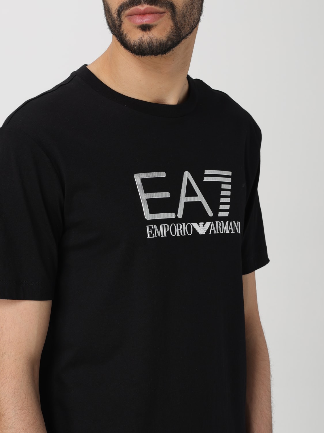 EA7 T-SHIRT: T-shirt con logo Ea7, Nero - Img 3