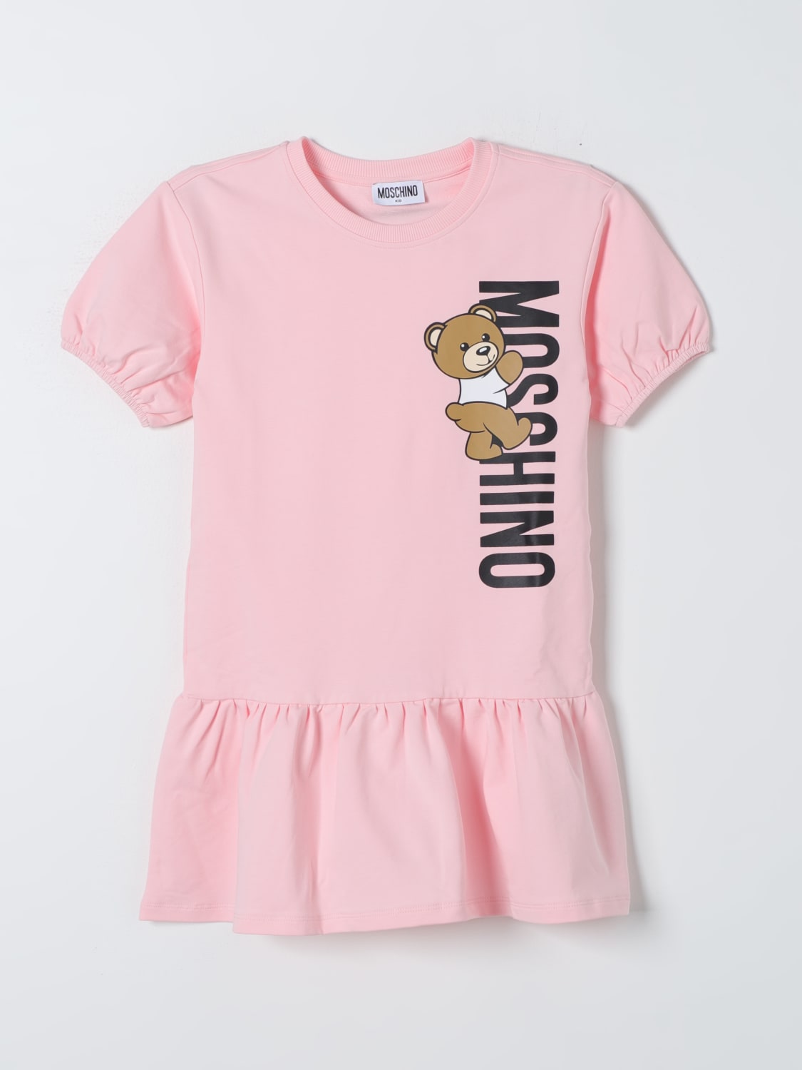 MOSCHINO KID: Dress kids - Pink | Moschino Kid dress HAV0CQLDA25 online ...