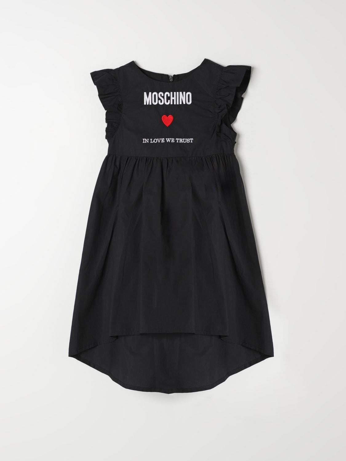 MOSCHINO DRESS: Dress kids Moschino Kid, Black - Img 1