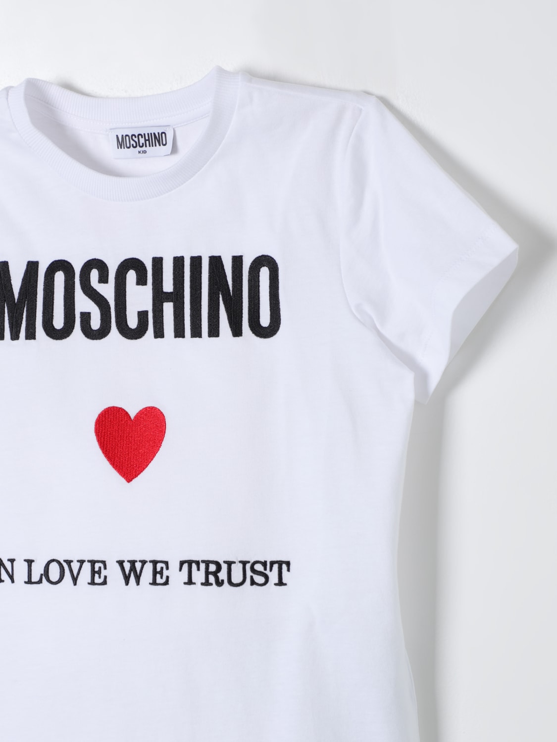 MOSCHINO T-SHIRT: T-shirt kids Moschino Kid, White - Img 3