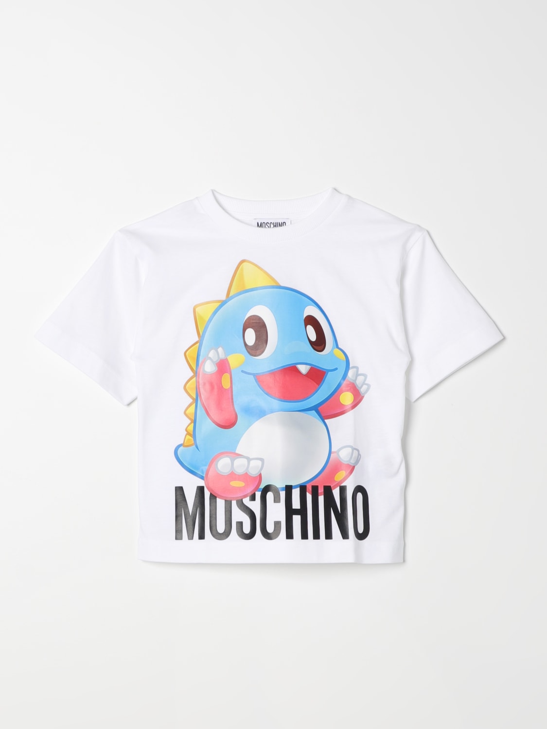 MOSCHINO T-SHIRT: T-shirt enfant Moschino Kid, Blanc - Img 1