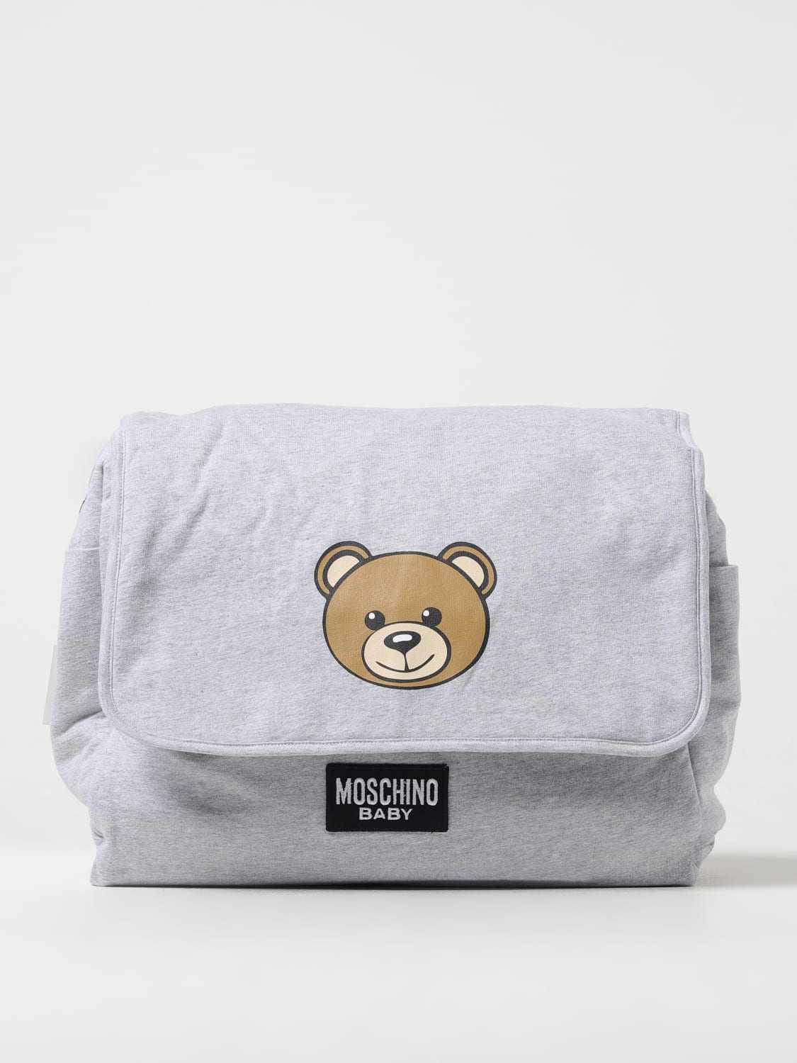 Moschino diaper fashion bag grey