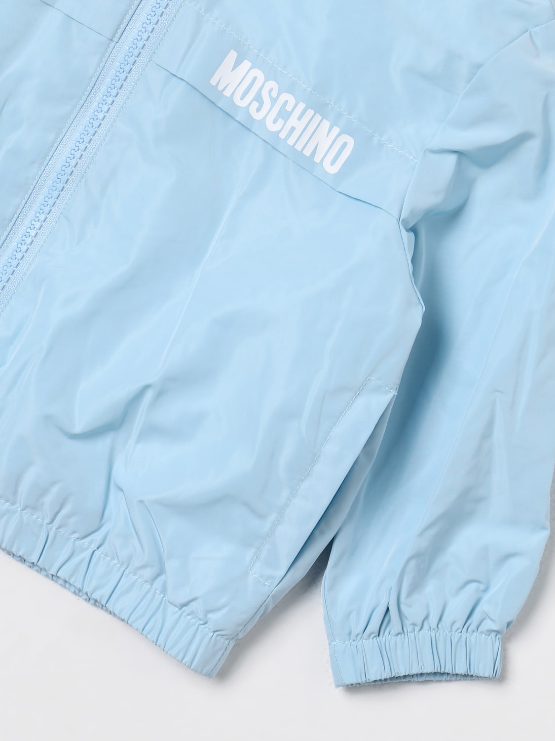 MOSCHINO 재킷: 재킷 남아 Moschino Baby, 스카이 블루 - Img 3