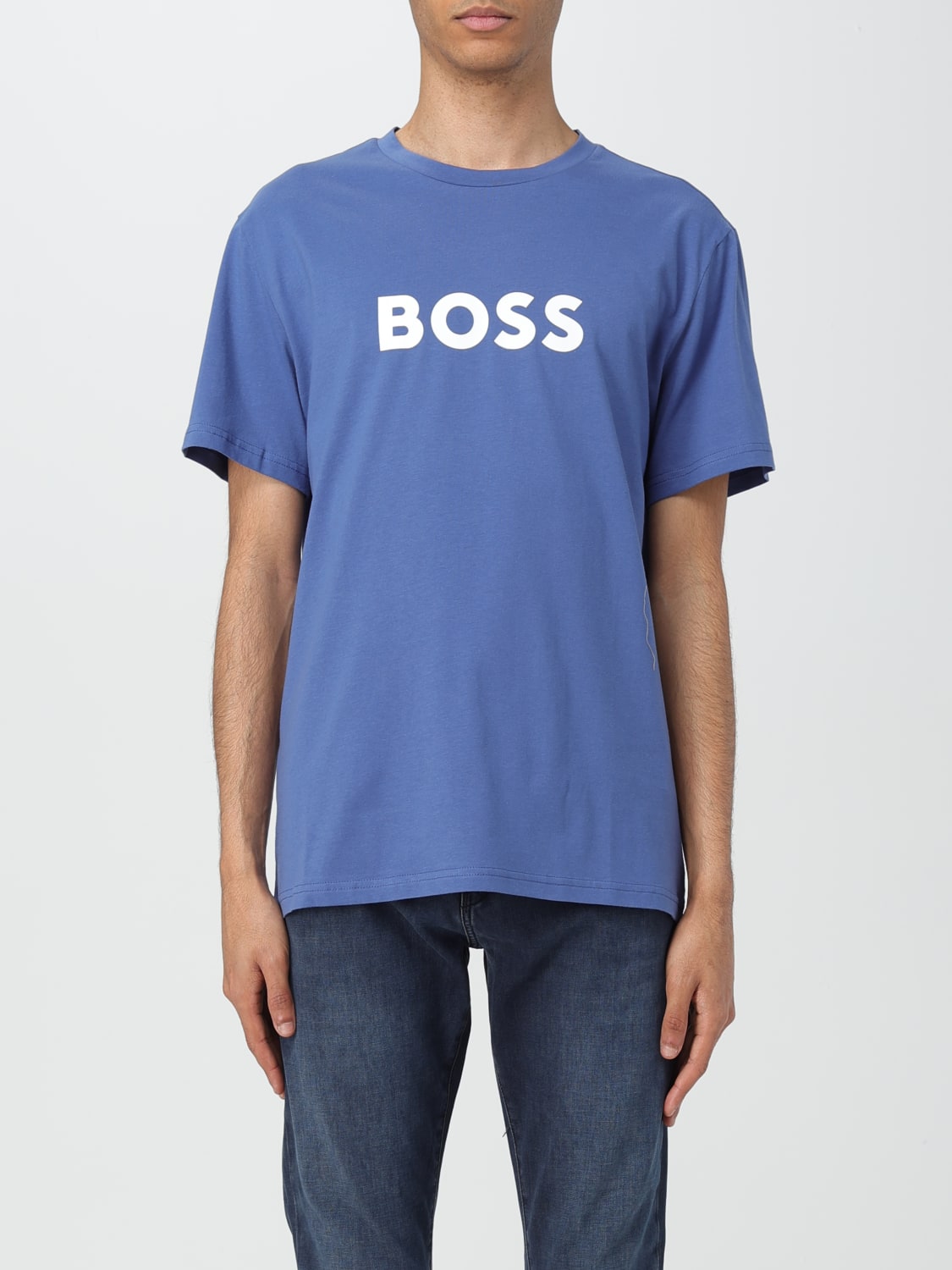 Giglio T-shirt Boss in cotone con logo