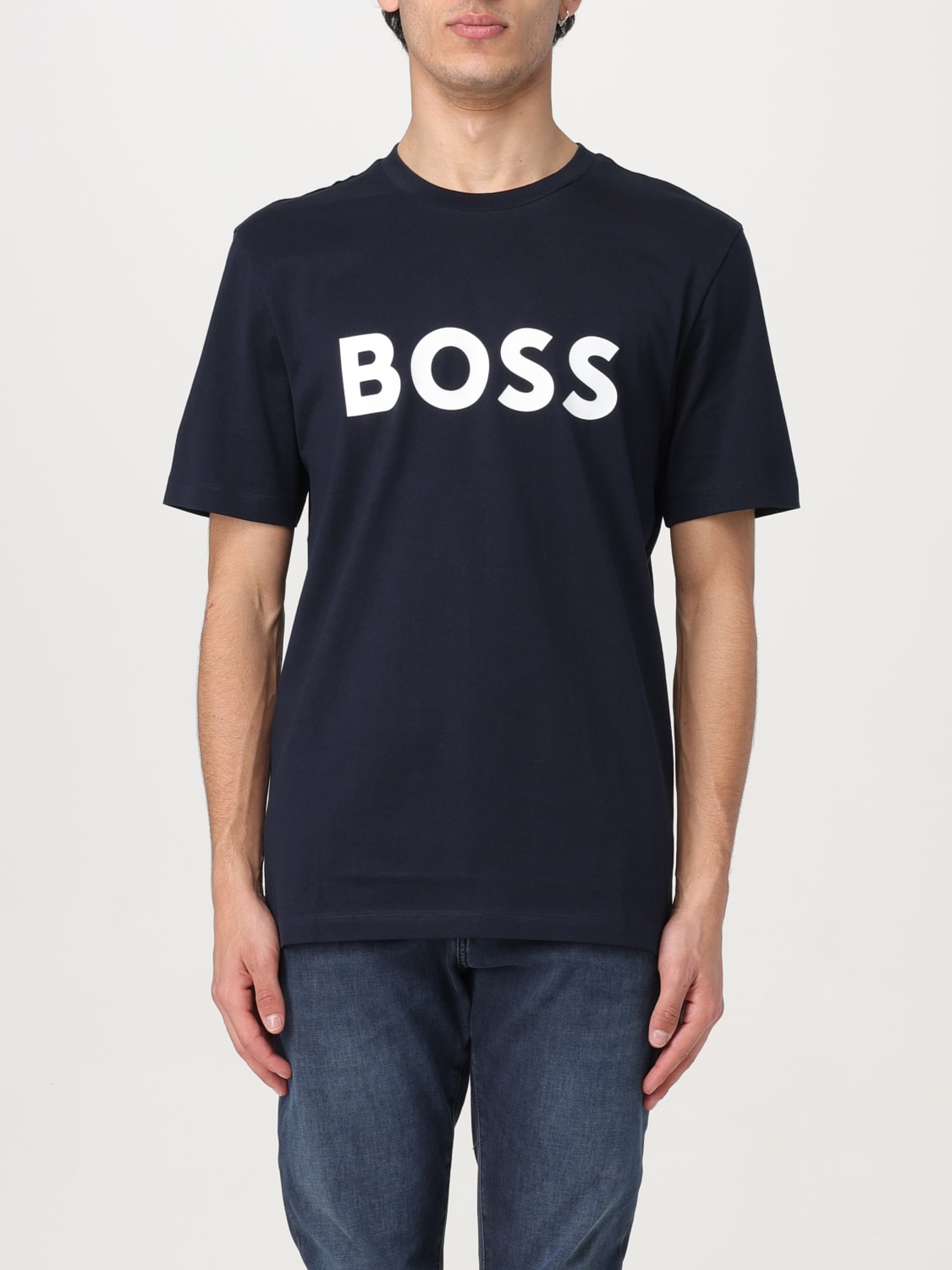 BOSS Tシャツ: Tシャツ メンズ Boss, ブルー - Img 1