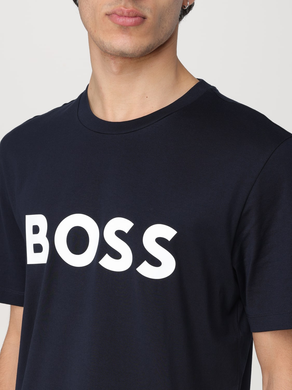 BOSS T-SHIRT: T-shirt men Boss, Blue - Img 3