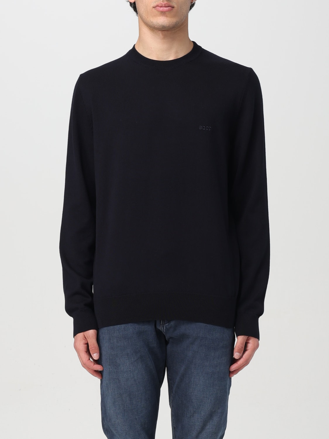 BOSS PULLOVER: Pullover herren Boss, Blau - Img 1