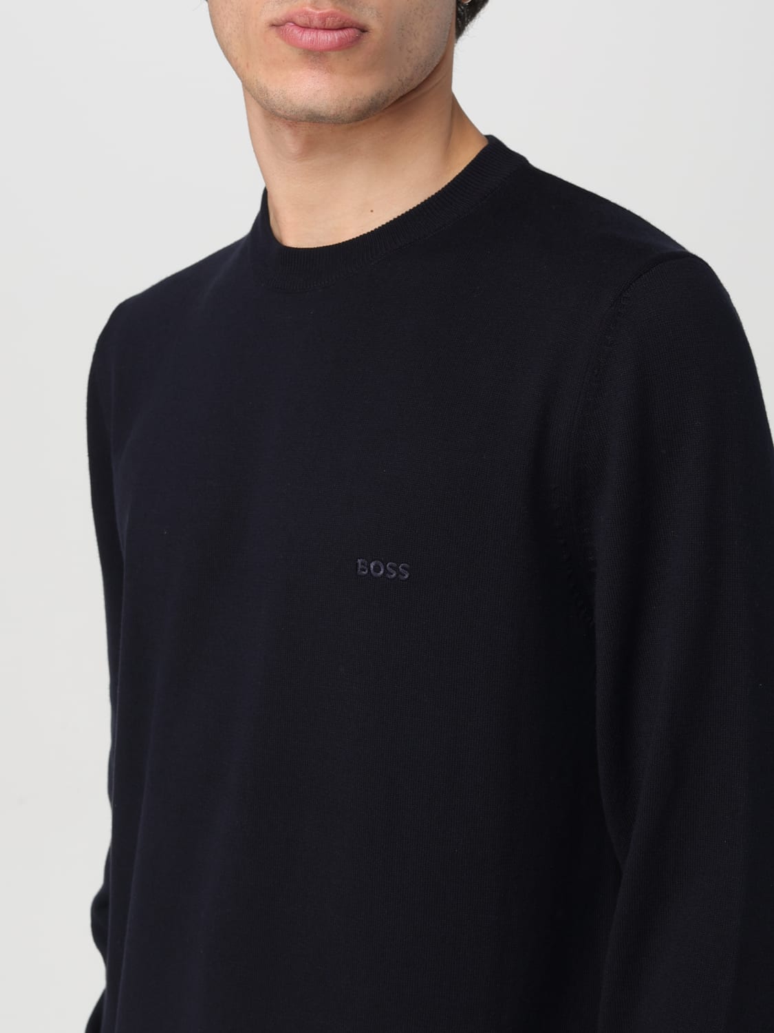 BOSS PULLOVER: Pullover herren Boss, Blau - Img 3