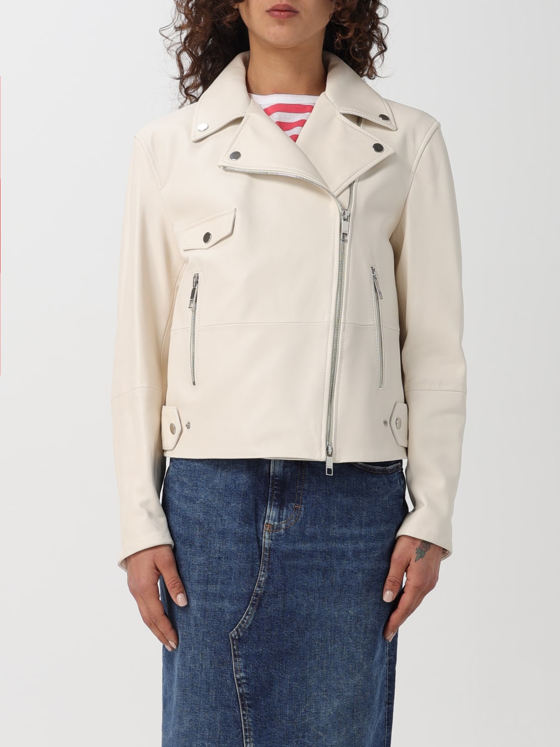 BOSS JACKET: Jacket woman Boss, White - Img 1