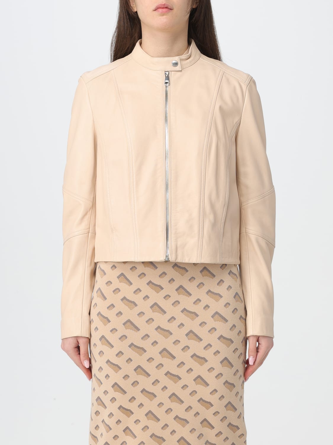 BOSS JACKET: Jacket woman Boss, Blush Pink - Img 1