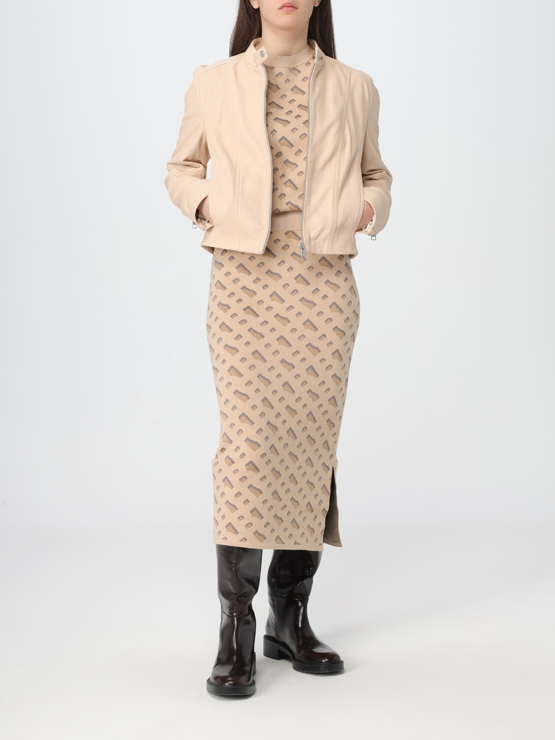 BOSS JACKET: Jacket woman Boss, Blush Pink - Img 2