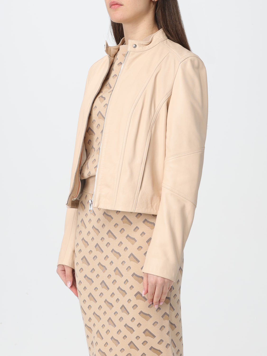 BOSS JACKET: Jacket woman Boss, Blush Pink - Img 4