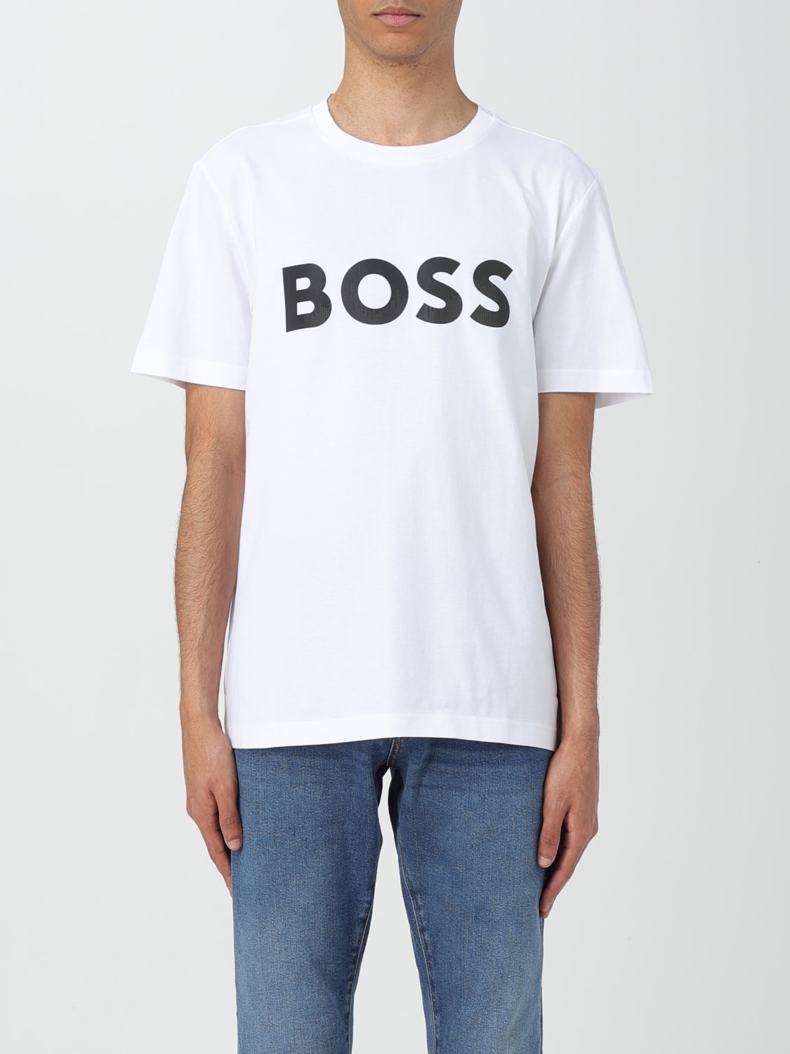 Giglio T-shirt Boss in cotone con logo