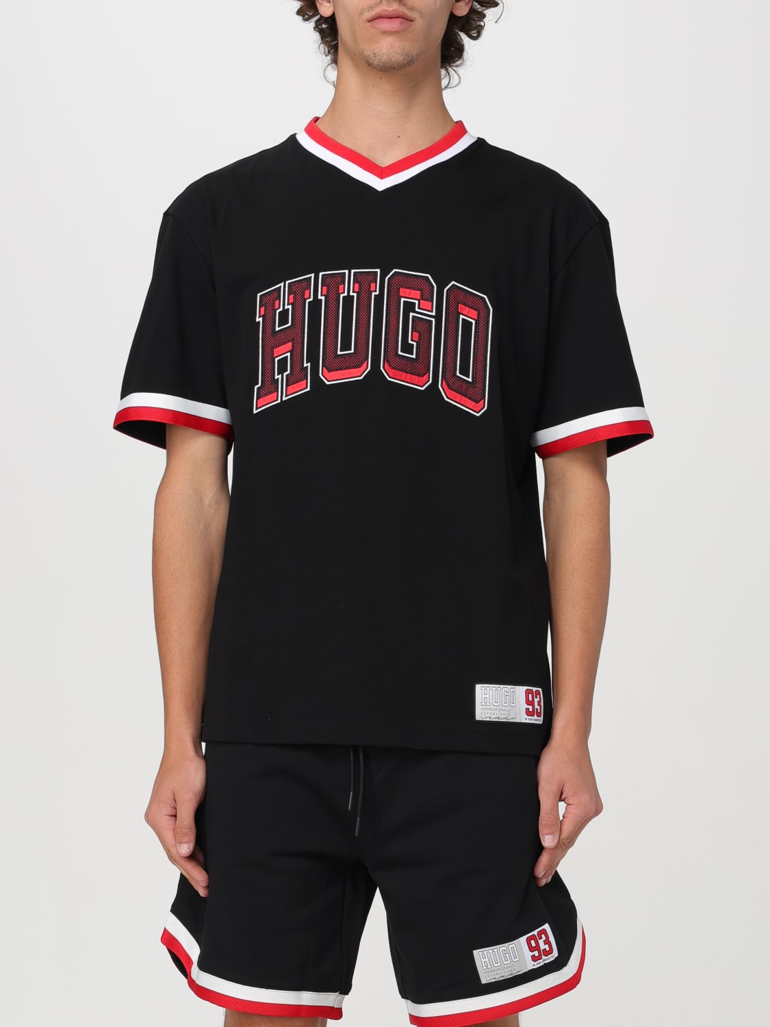 Giglio T-shirt Hugo in cotone con logo