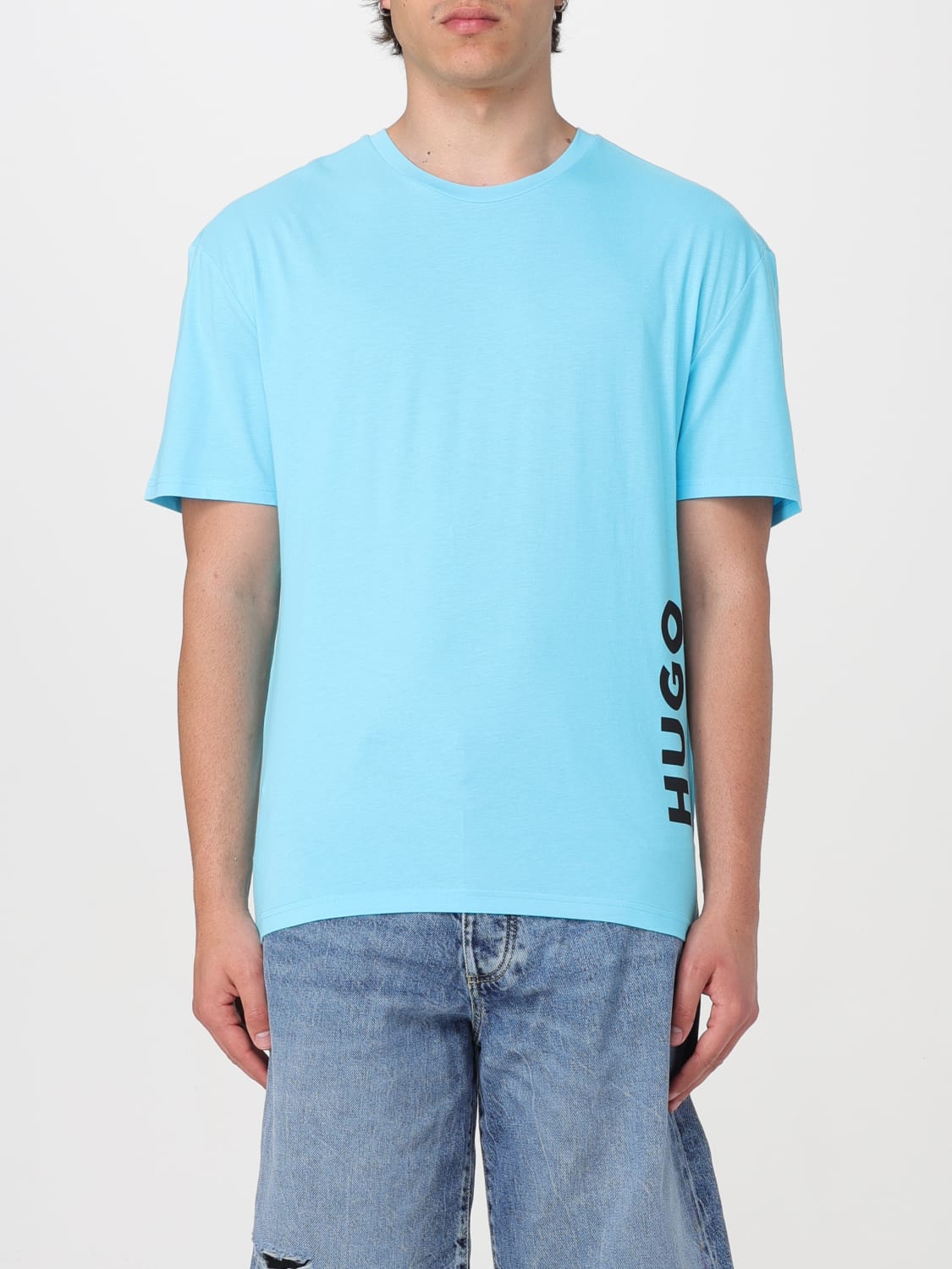 Giglio T-shirt Hugo in cotone con stampa logo