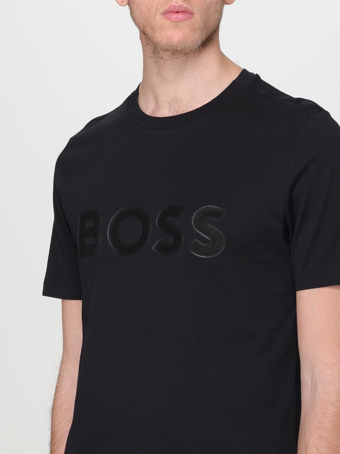 BOSS: T-shirt men - Black | Boss t-shirt 50512866 online at GIGLIO.COM