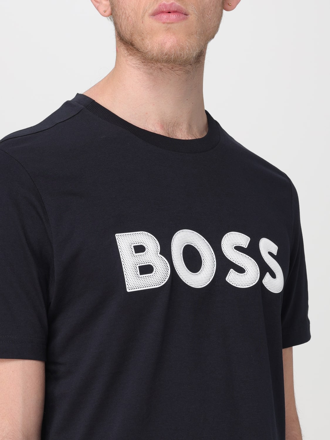 BOSS: T-shirt men - Blue | Boss t-shirt 50512866 online at GIGLIO.COM