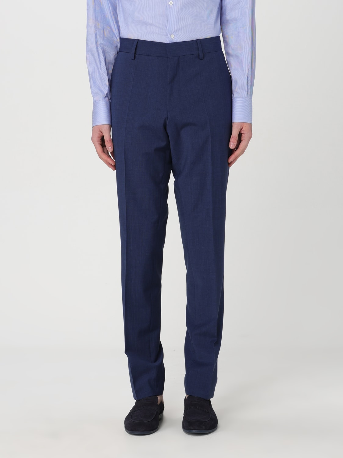 BOSS Kidswear Ceremony wool trousers - Blue