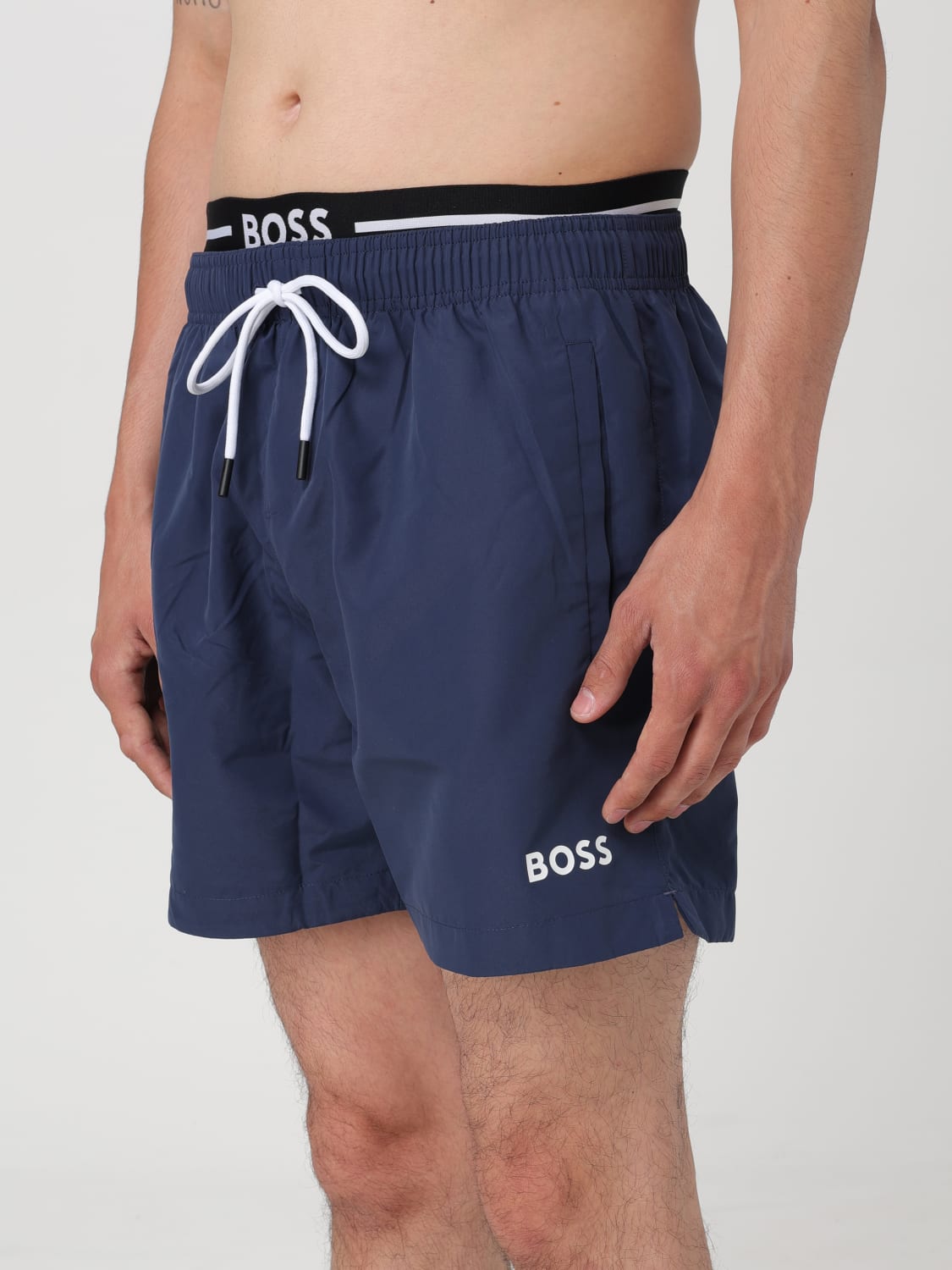 BOSS MAILLOT DE BAIN: Maillot de bain homme Boss, Bleu Marine - Img 3