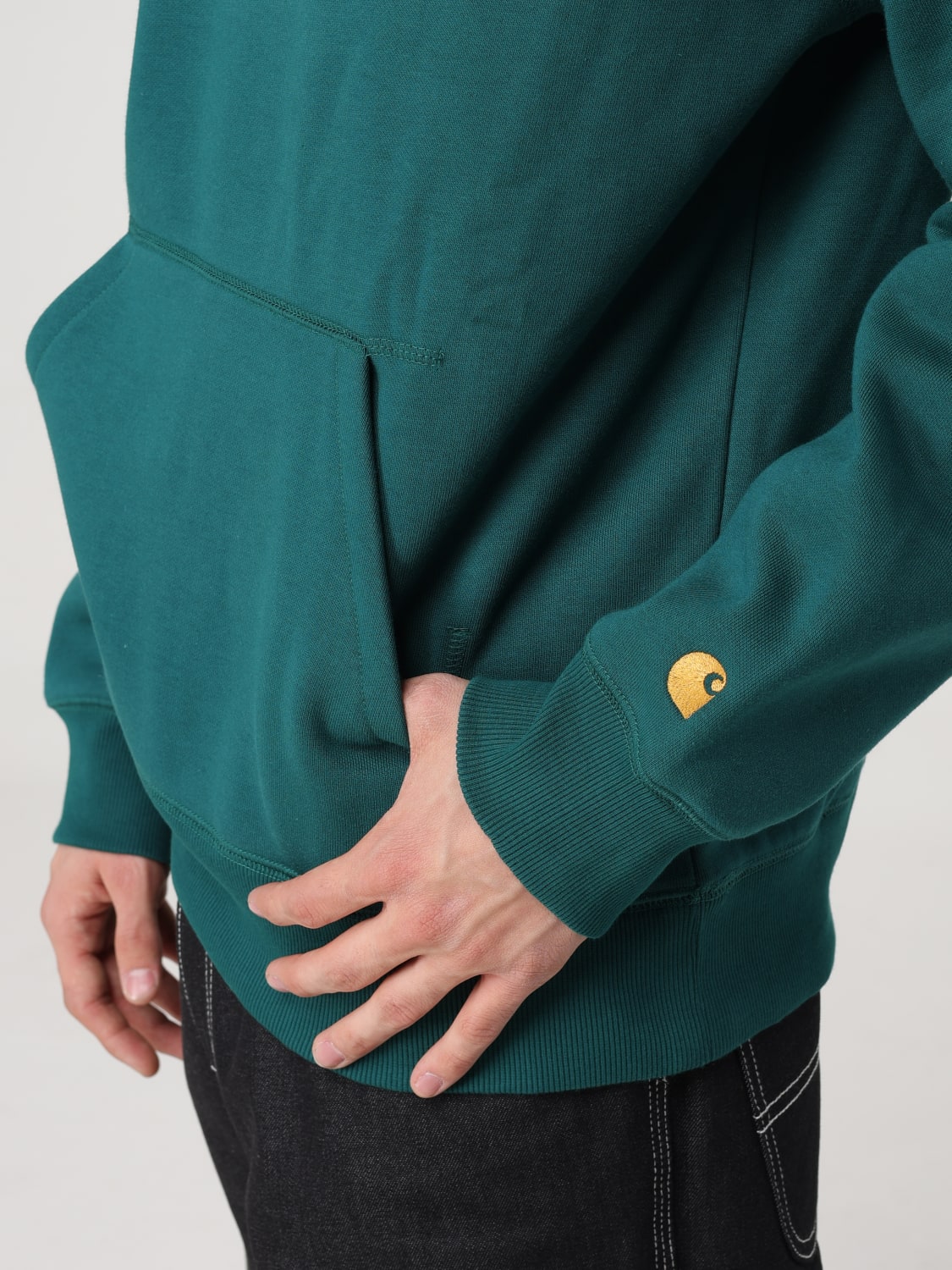 CARHARTT WIP SWEATSHIRT: Sweatshirt men Carhartt Wip, Green - Img 3