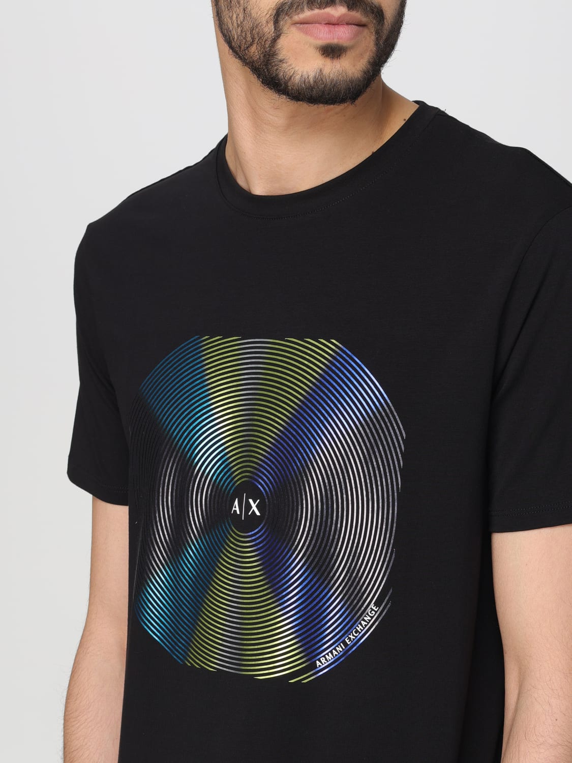 ARMANI EXCHANGE T-SHIRT: T-shirt men Armani Exchange, Black - Img 3