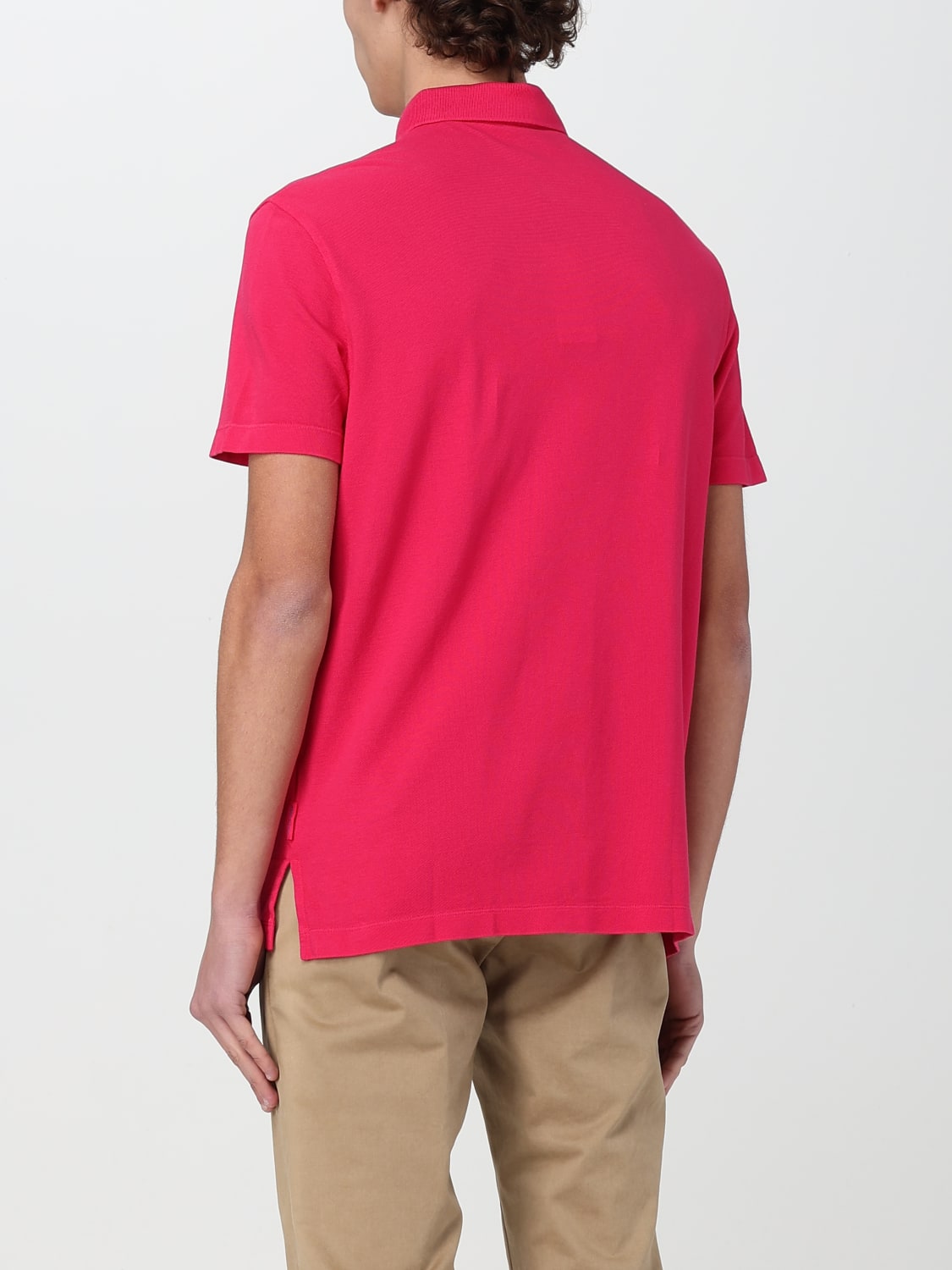 ARMANI EXCHANGE POLO SHIRT: Polo shirt men Armani Exchange, Fuchsia - Img 2