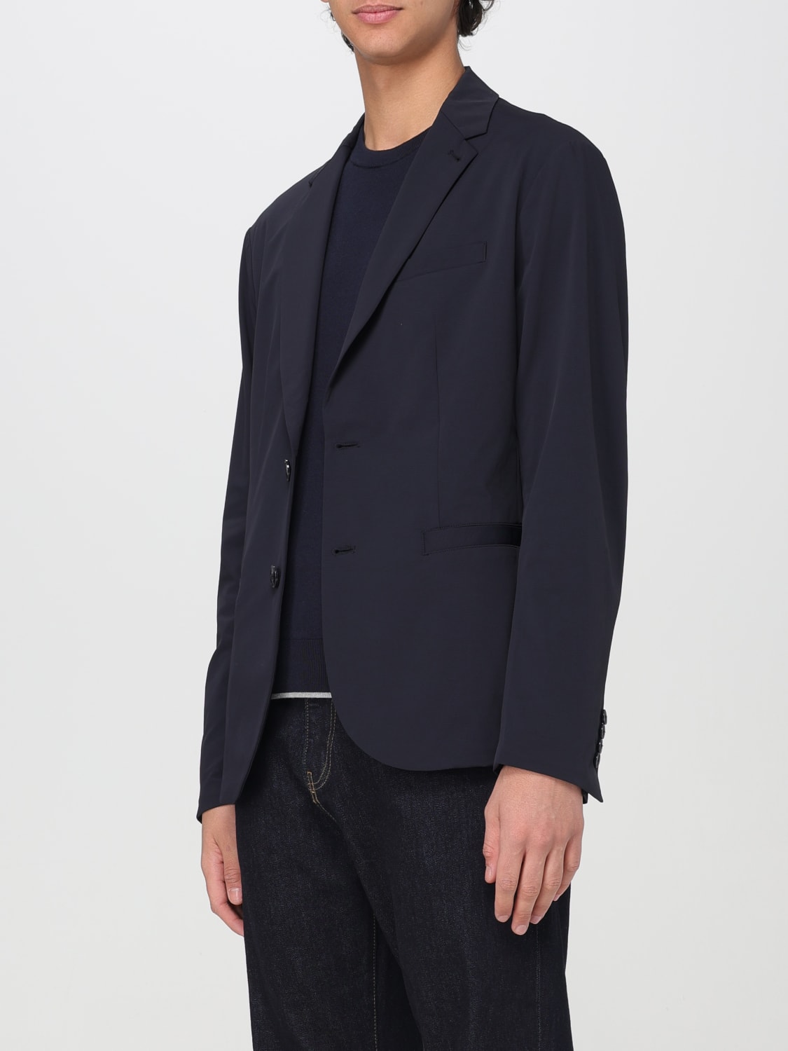 ARMANI EXCHANGE BLAZER: Blazer men Armani Exchange, Blue - Img 4