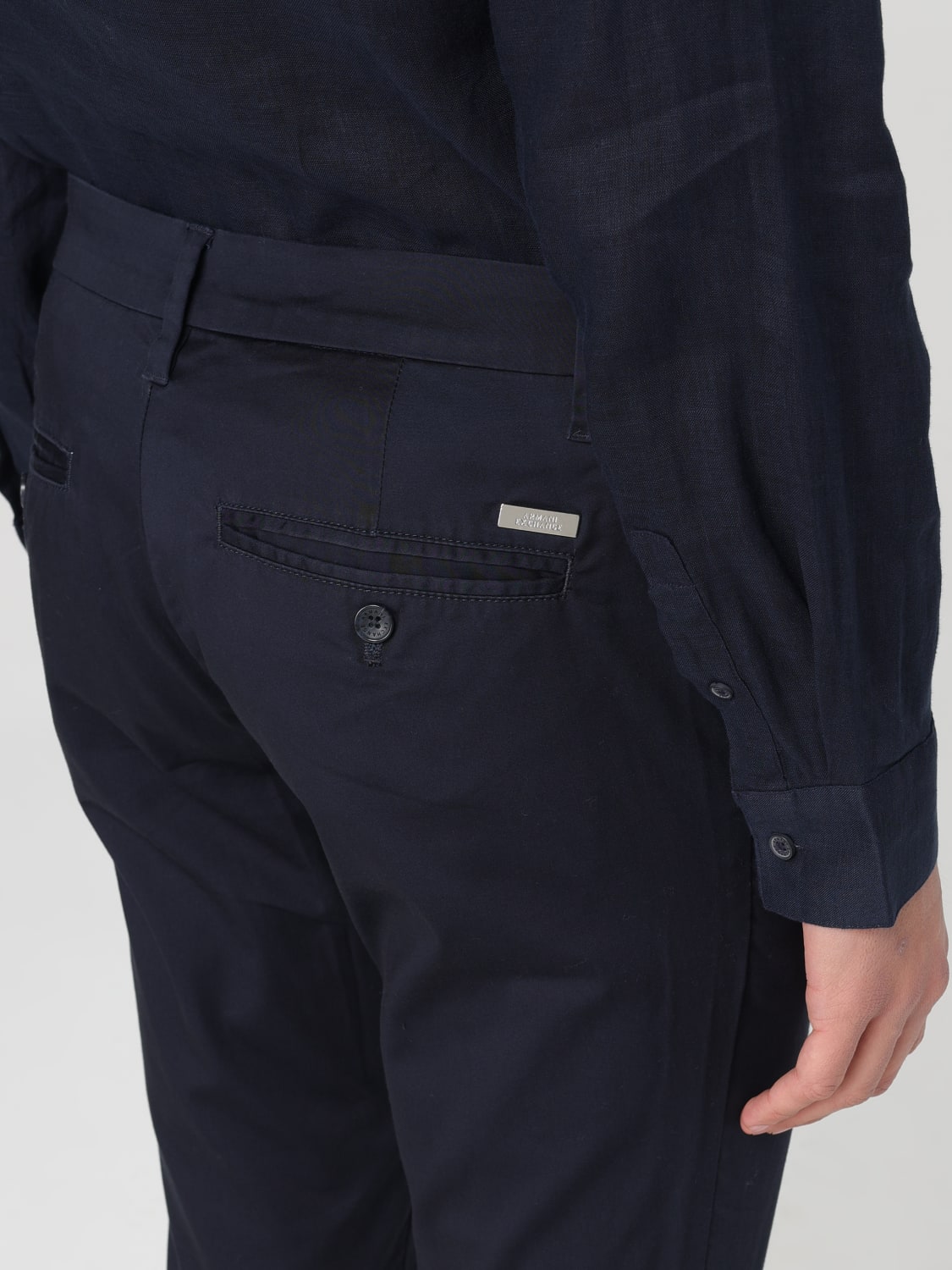 ARMANI EXCHANGE PANTS: Pants men Armani Exchange, Blue - Img 3